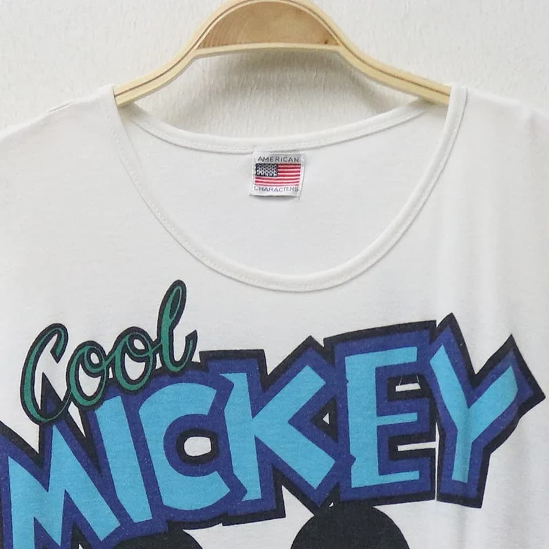 90'S 미키 프린팅 반소매 원피스 65875 상품이미지5