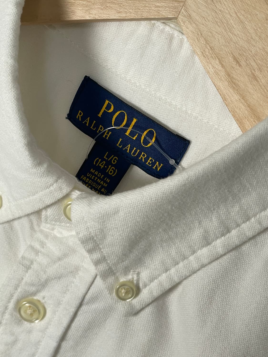 폴로 옥스퍼드 포니 화이트 셔츠 상품이미지5