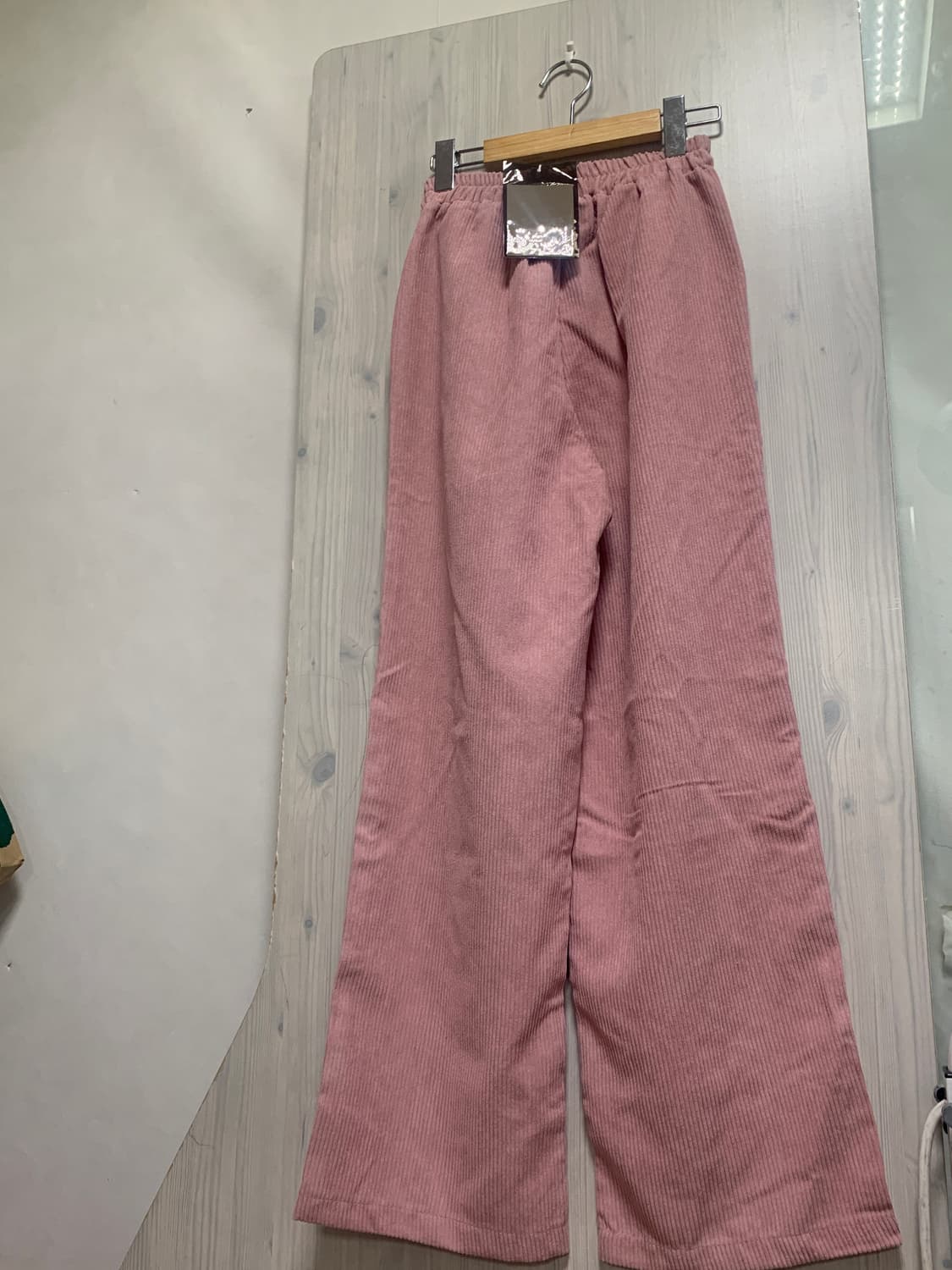 핑크기본 일자바지 상품이미지1