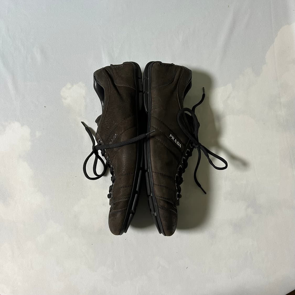 Prada sports leather sneakers 상품이미지4