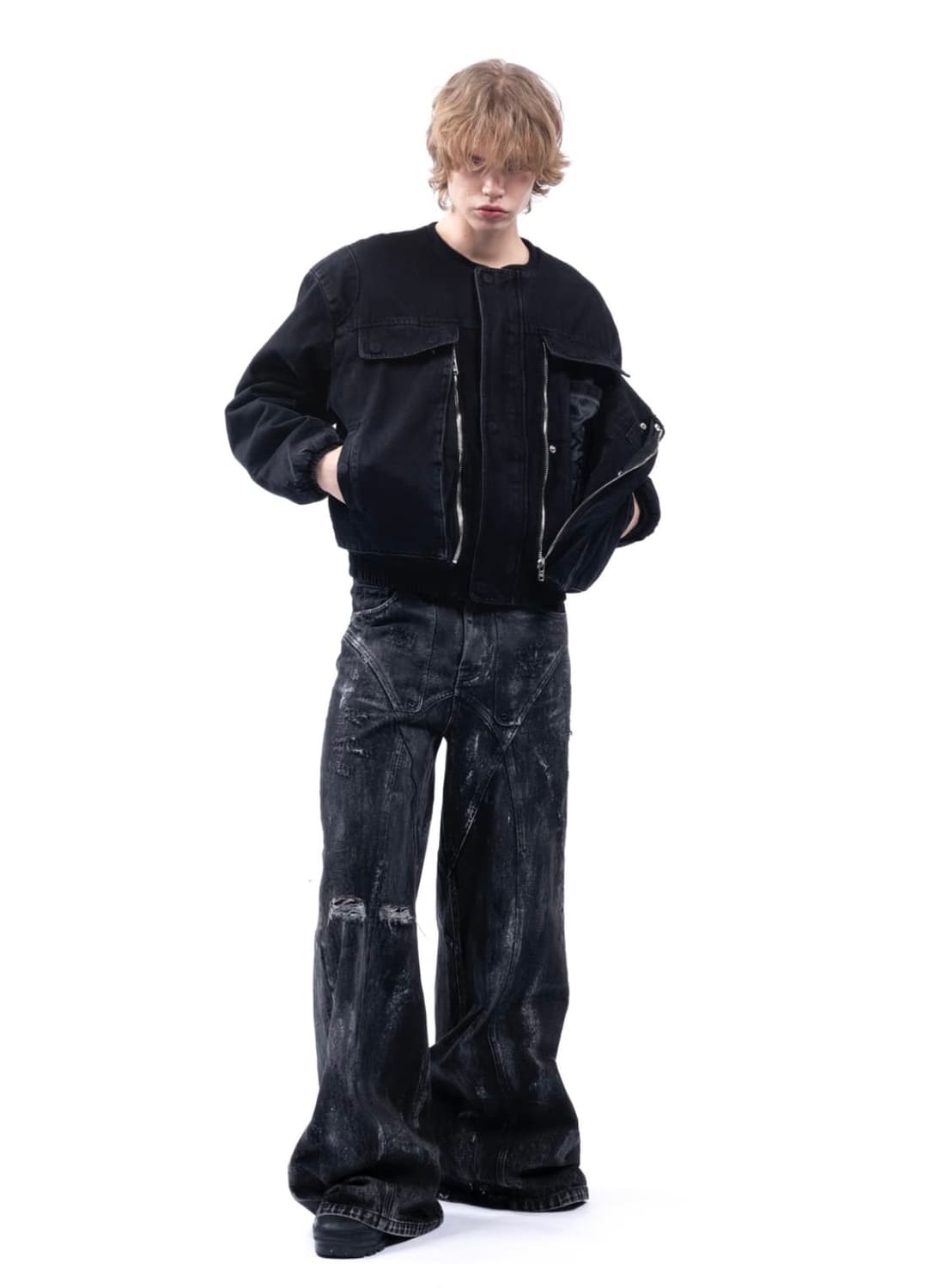 노페이스 스튜디오 데님 BLACK ARTISANAL DUNE DENIM 상품이미지2