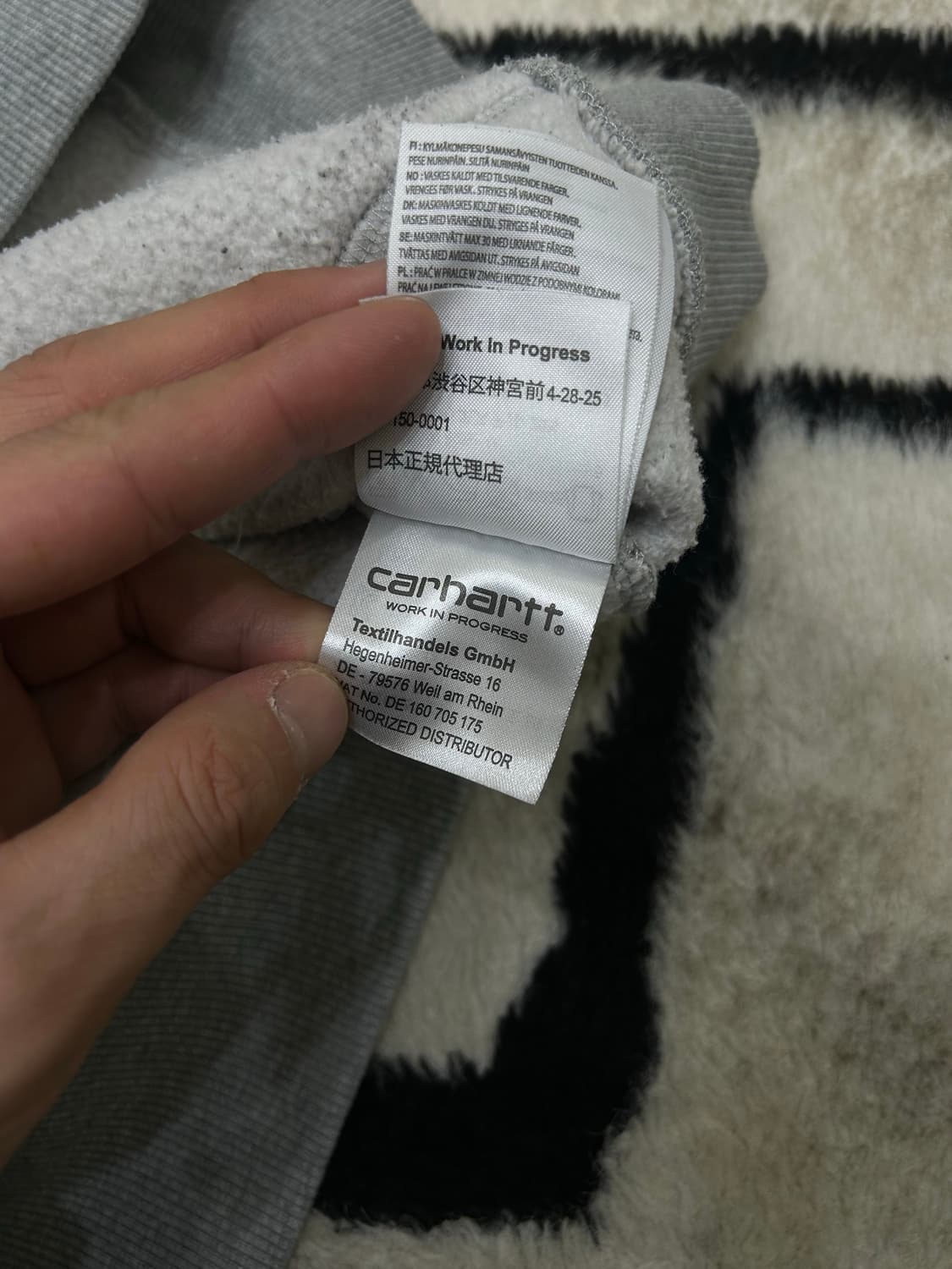 [M]칼하트 Facilty 후드/그레이/기모 상품이미지7