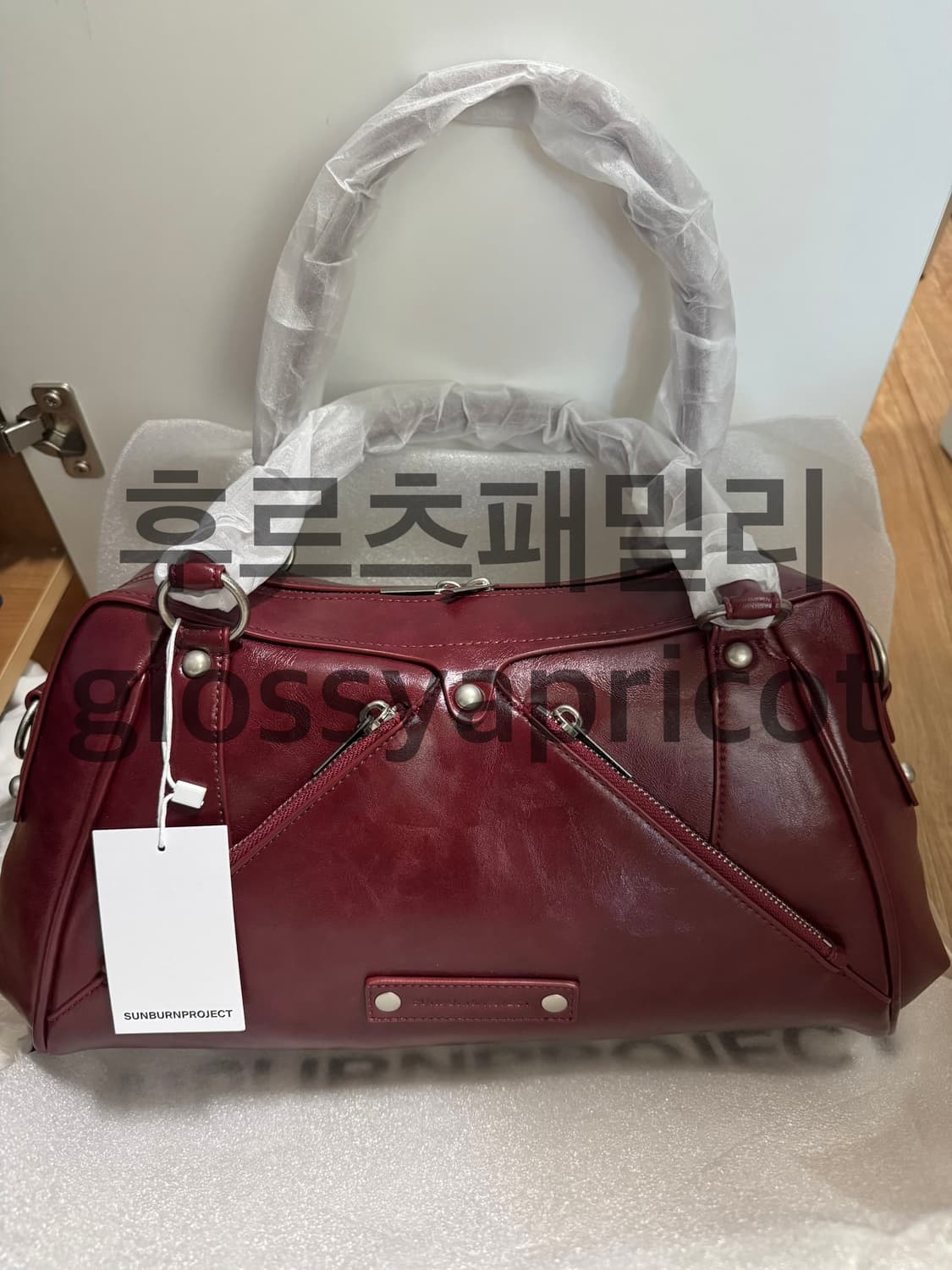 (사진O) 썬번프로젝트 모스백 버건디 상품이미지5