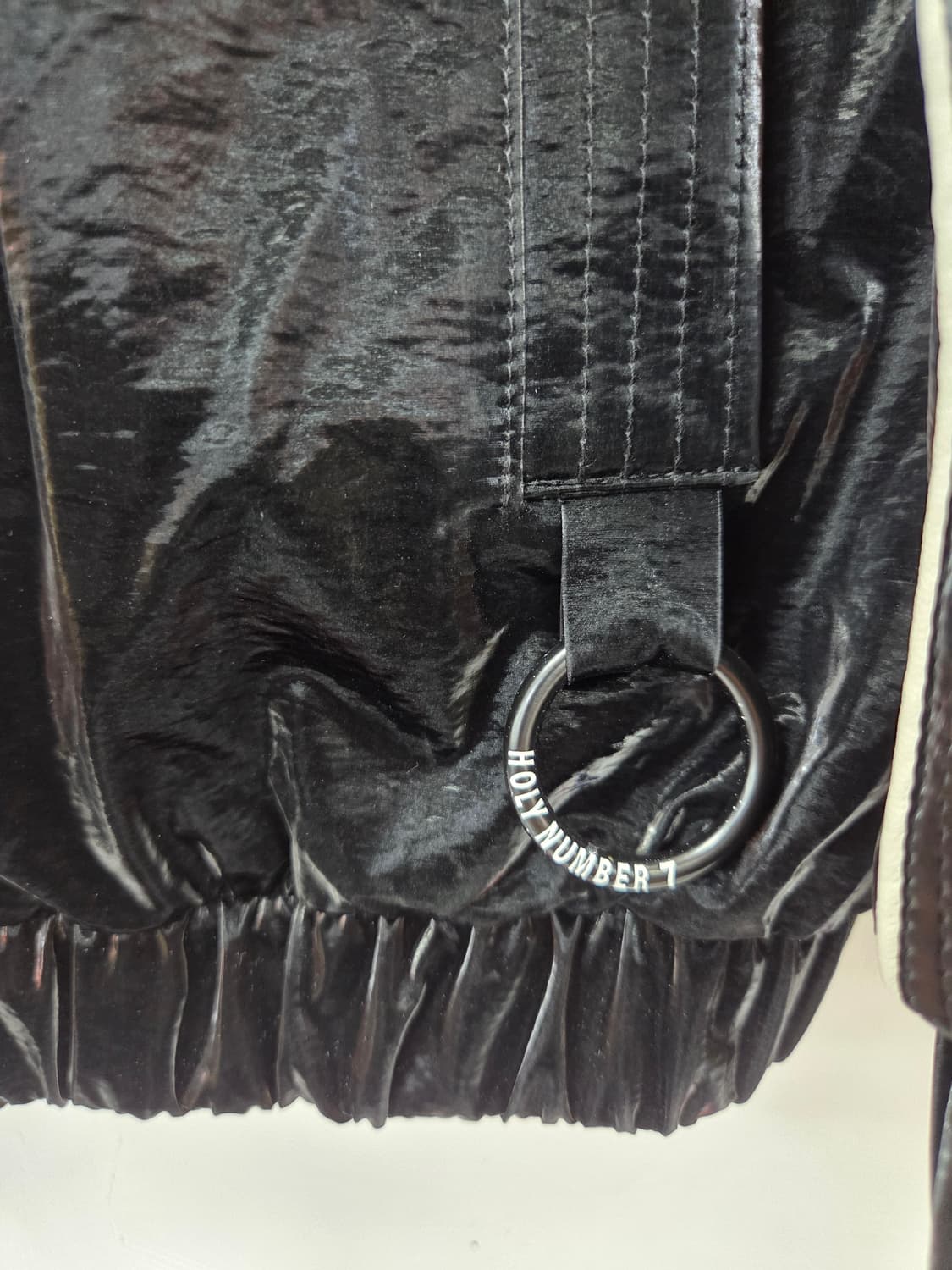 [초희귀]홀리넘버세븐 블랙 유광 리버시블 트랙 자켓 상품이미지3