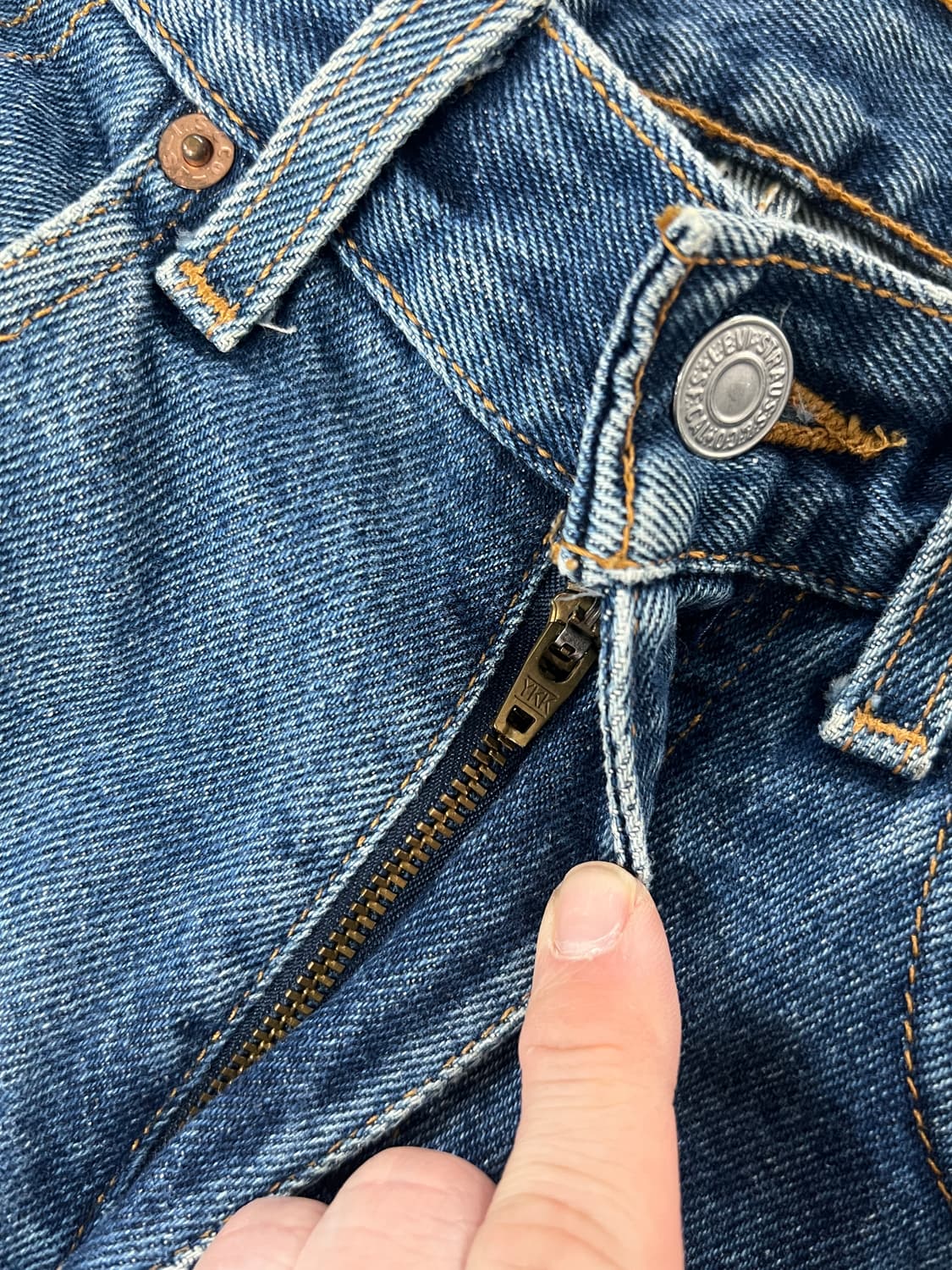 90s Levis 리바이스 릴렉스드 핏 데님 팬츠 상품이미지5