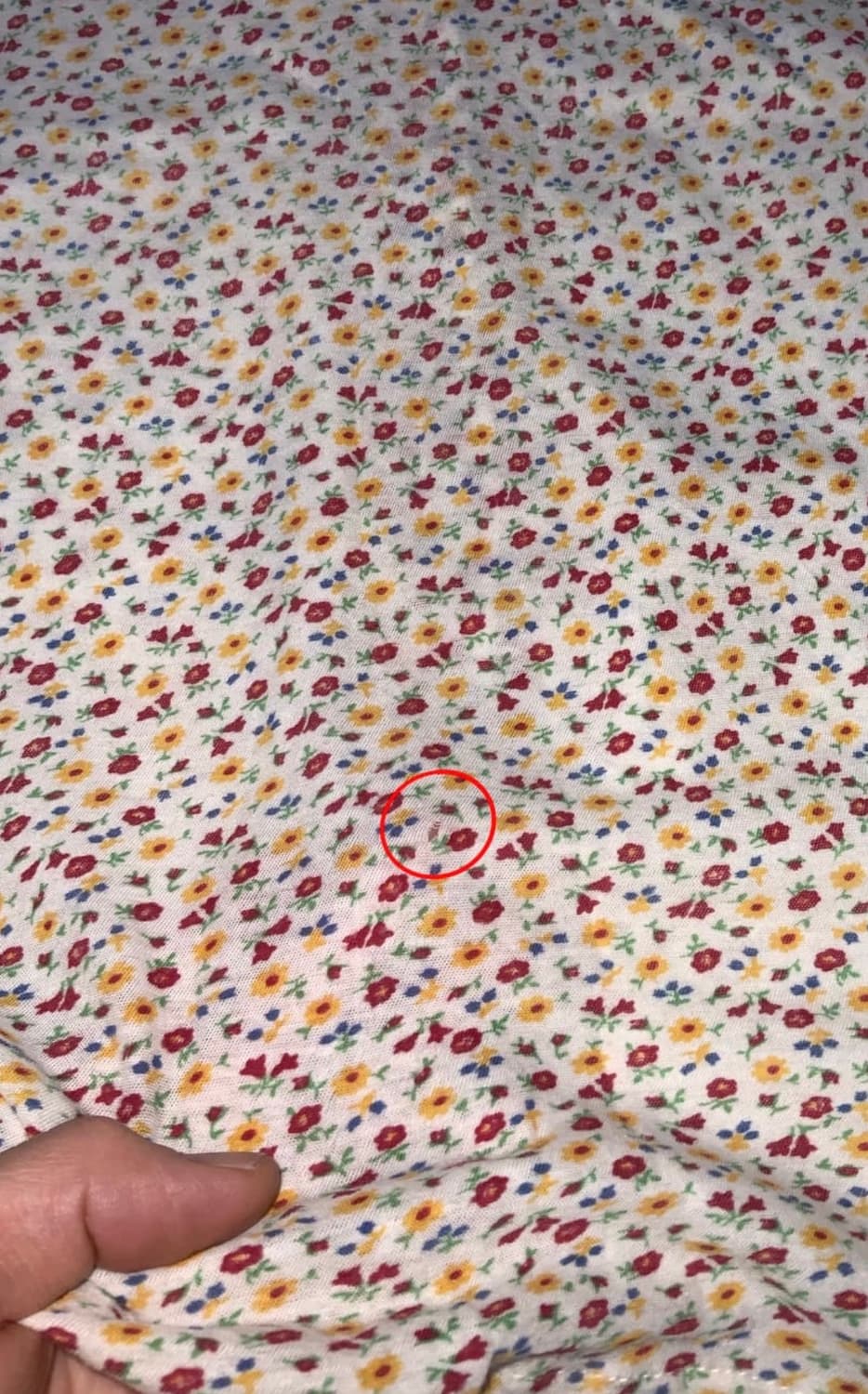 꼼데가르송 트리콧 플라워 패턴탑 (하자발견 가격인하) 상품이미지8