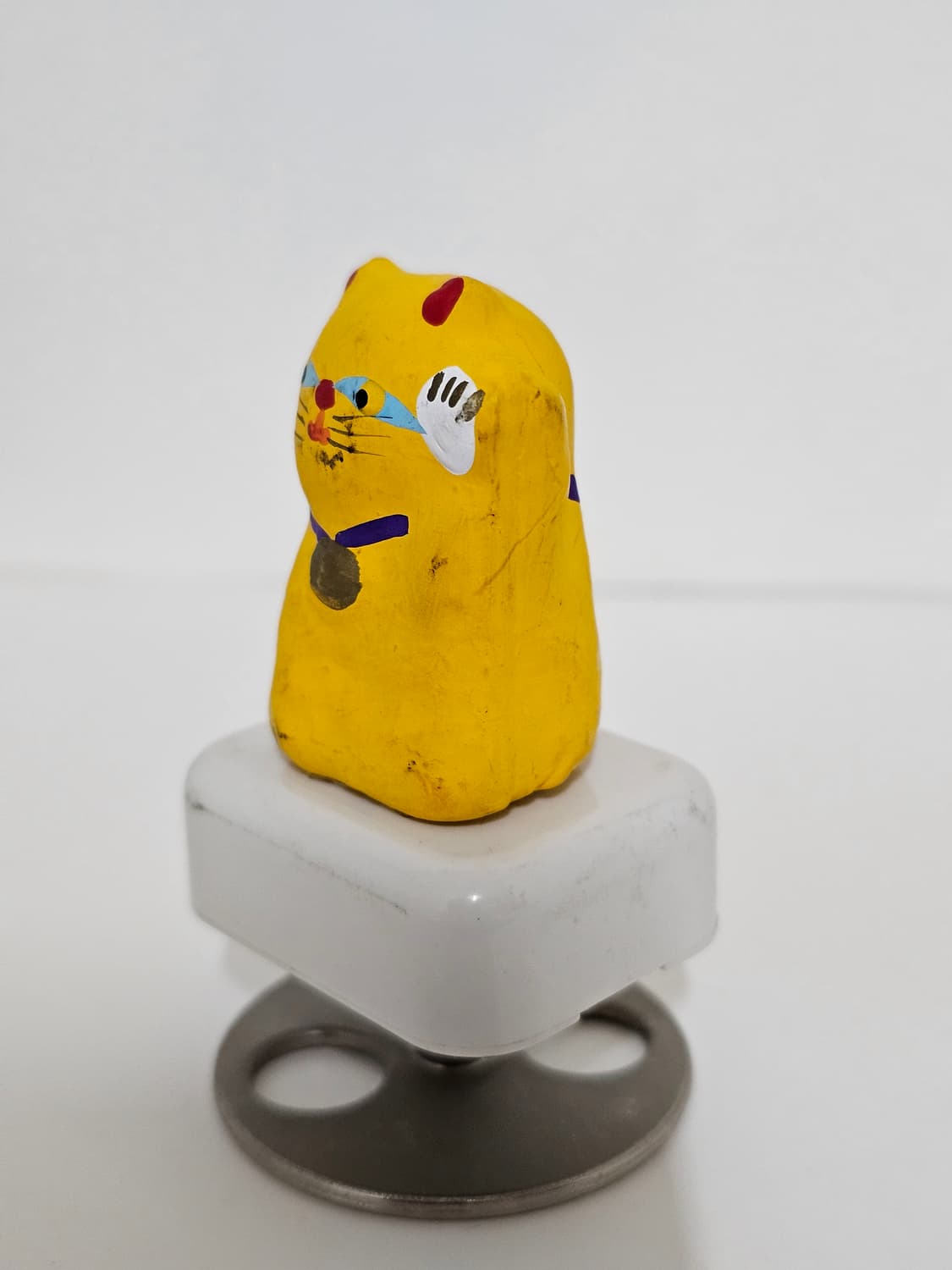 오타루 오르골박물관에서 구입 "복들어오는 노랑고양이" 상품이미지3