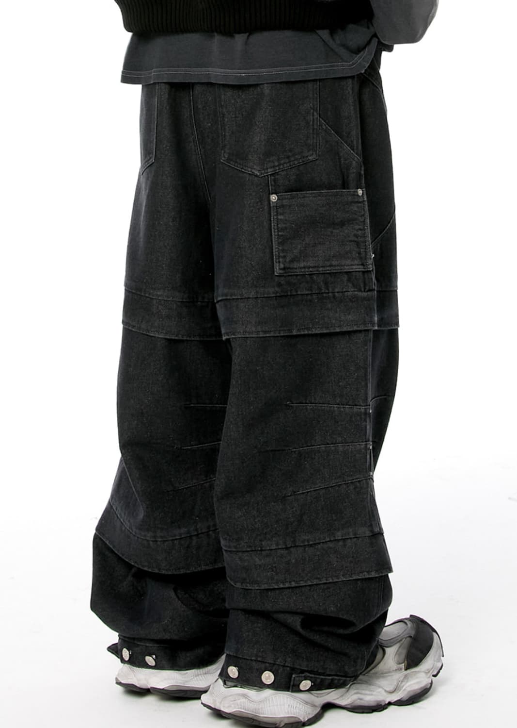 플레이버리즘 Double Layered Wide Denim Pant 상품이미지2