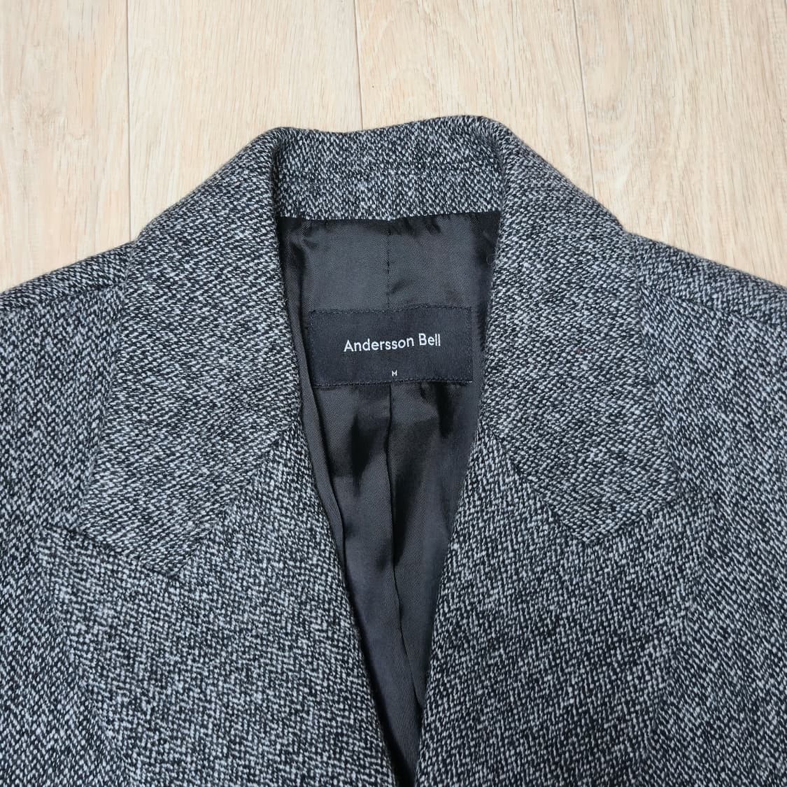 앤더슨벨 울혼방 더블 코트 상품이미지2