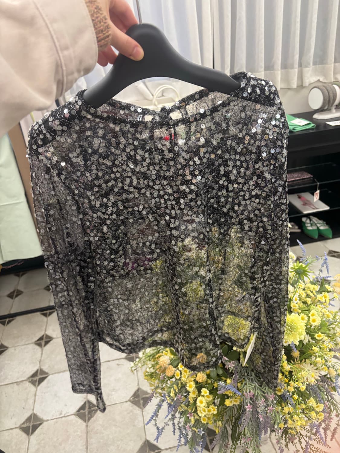 새상품 Tav 스팽클 탑 상품이미지1