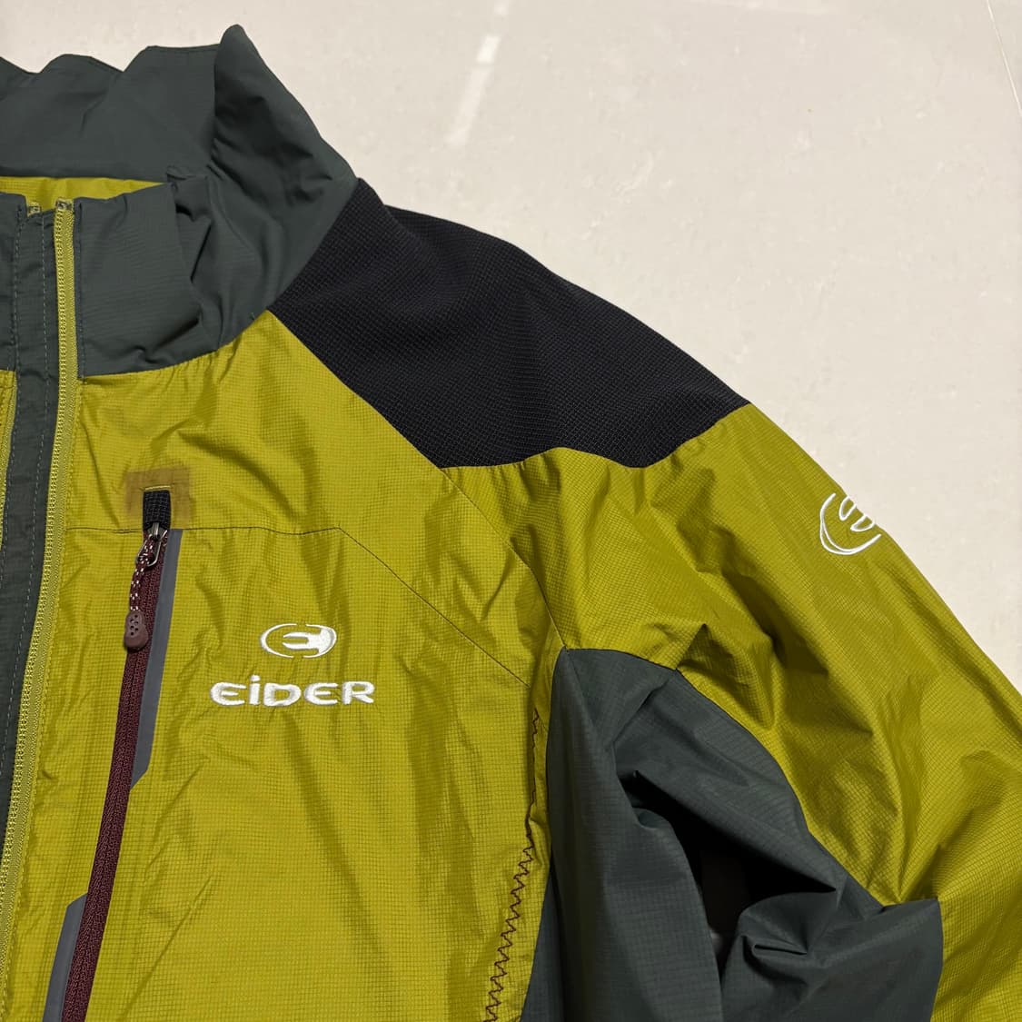 정품 아이더 아웃도어 배색 바람막이 나일론 집업 자켓 빅사이즈 상품이미지4