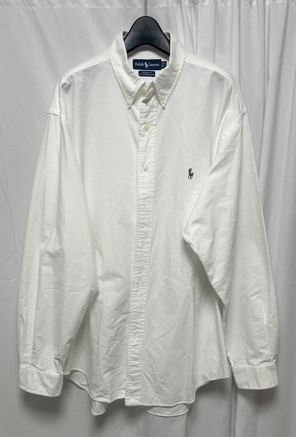 no.173 폴로랄프로렌 옥스포드 Yarmouth핏 화이트셔츠 xxl  상품이미지1