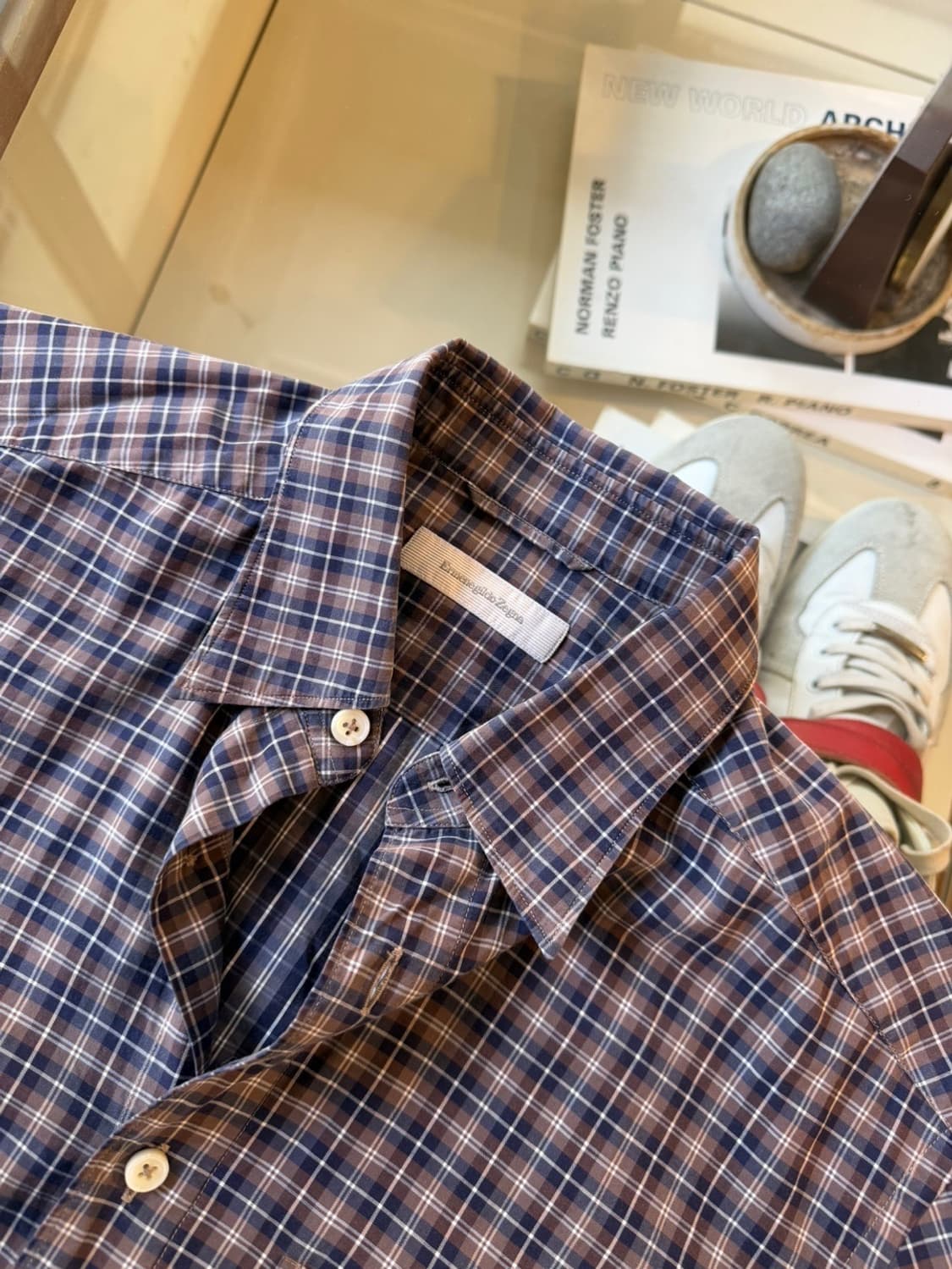 에르메네질도 제냐 셔츠 슬림100 상품이미지10