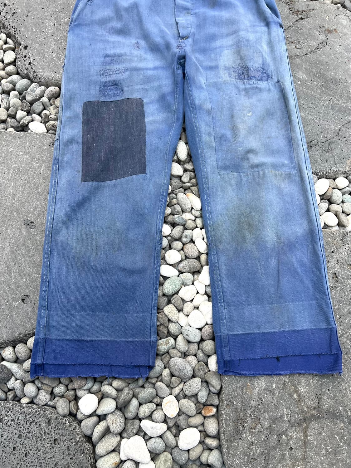 HARD FADED WASHING PATCHWORK 패치워크프렌치워크팬츠 상품이미지4