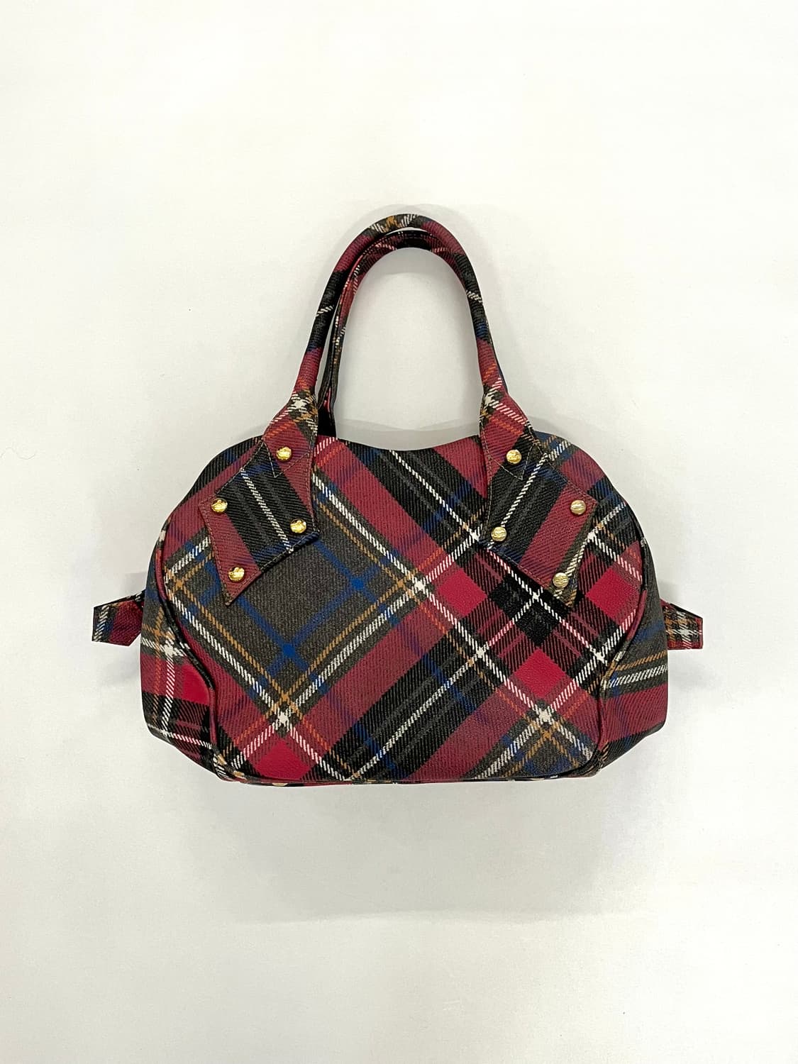 비비안웨스트우드 체크 하트 실루엣 백 상품이미지1