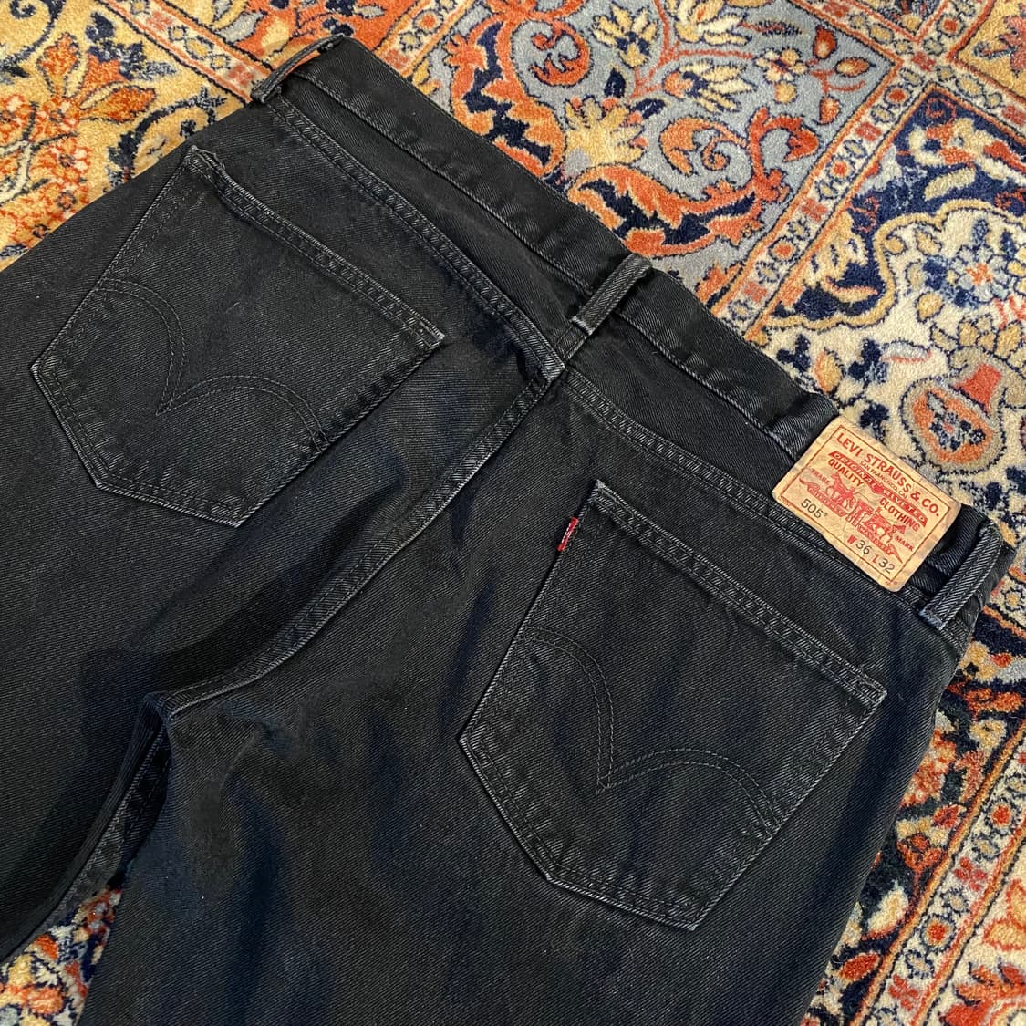 🌊00s Levis 505 Black jeans 상품이미지5