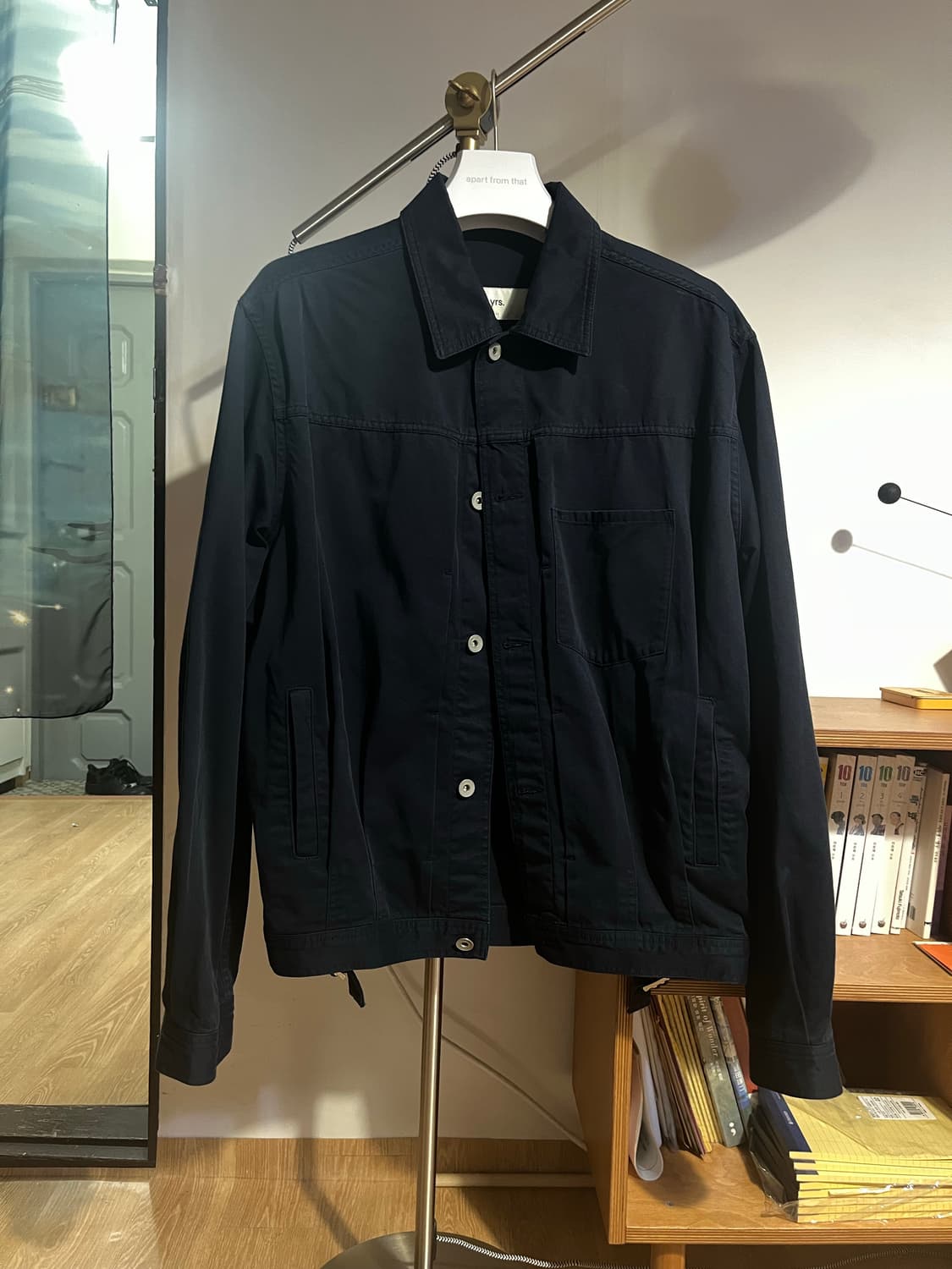 이얼즈어고 코튼드릴 네이비 트러커 자켓 M 상품이미지8