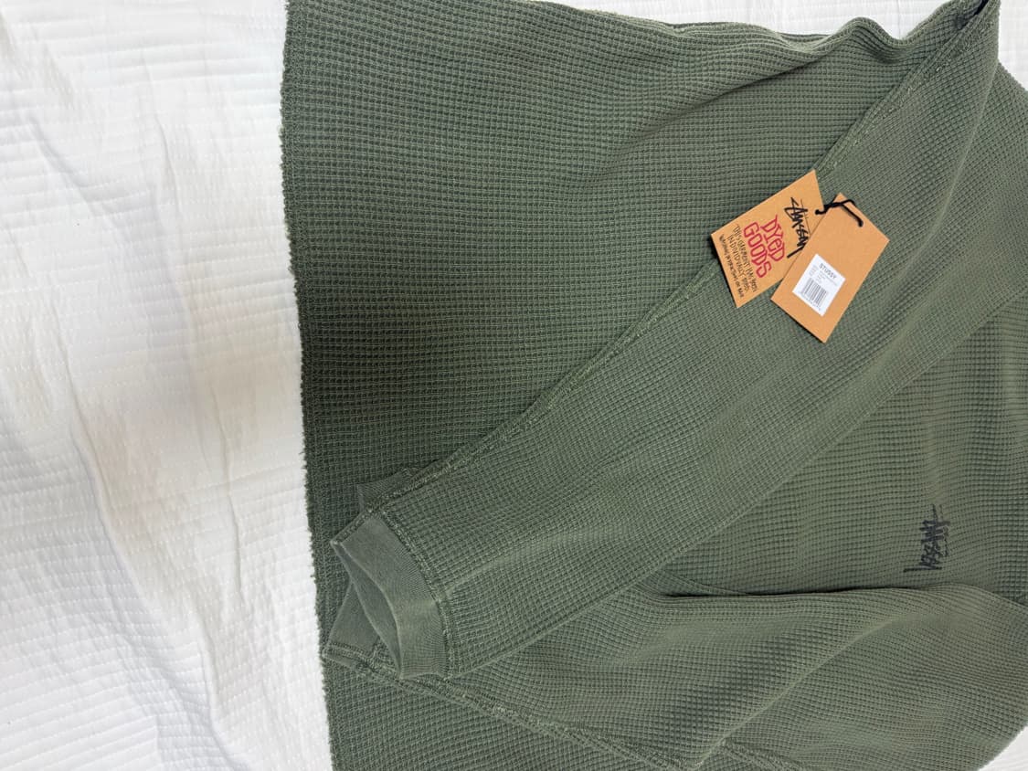 스투시 래글런 써멀 롱슬리브 크루 파인 상품이미지1