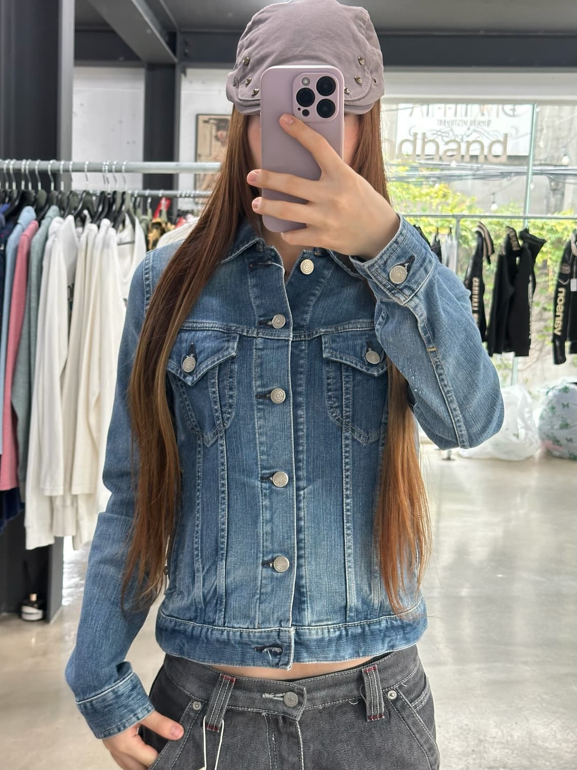 히스테릭글래머 스타 퍽베어 데님자켓 상품이미지3
