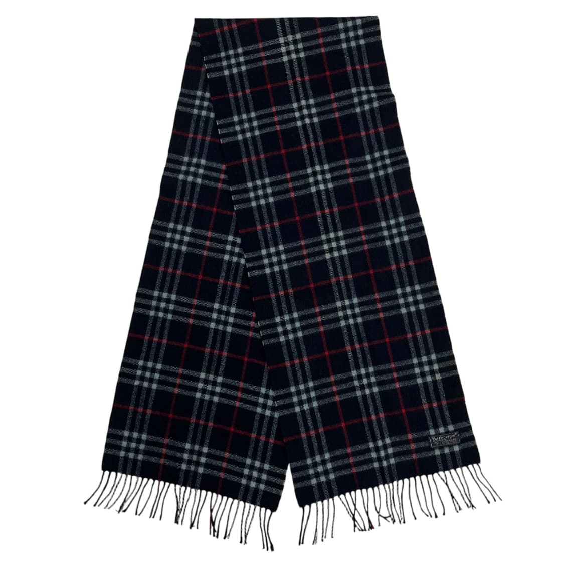 버버리 네이비 노바체크 캐시미어 머플러 상품이미지3