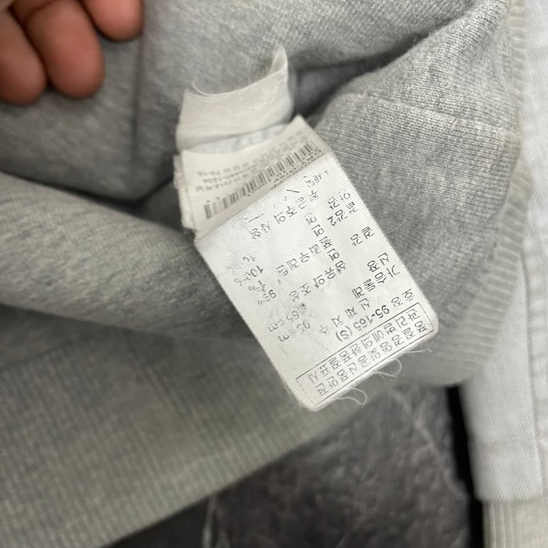 S(M) 아르마니 하이넥 투웨이 더티워싱 바이커 자켓 상품이미지9