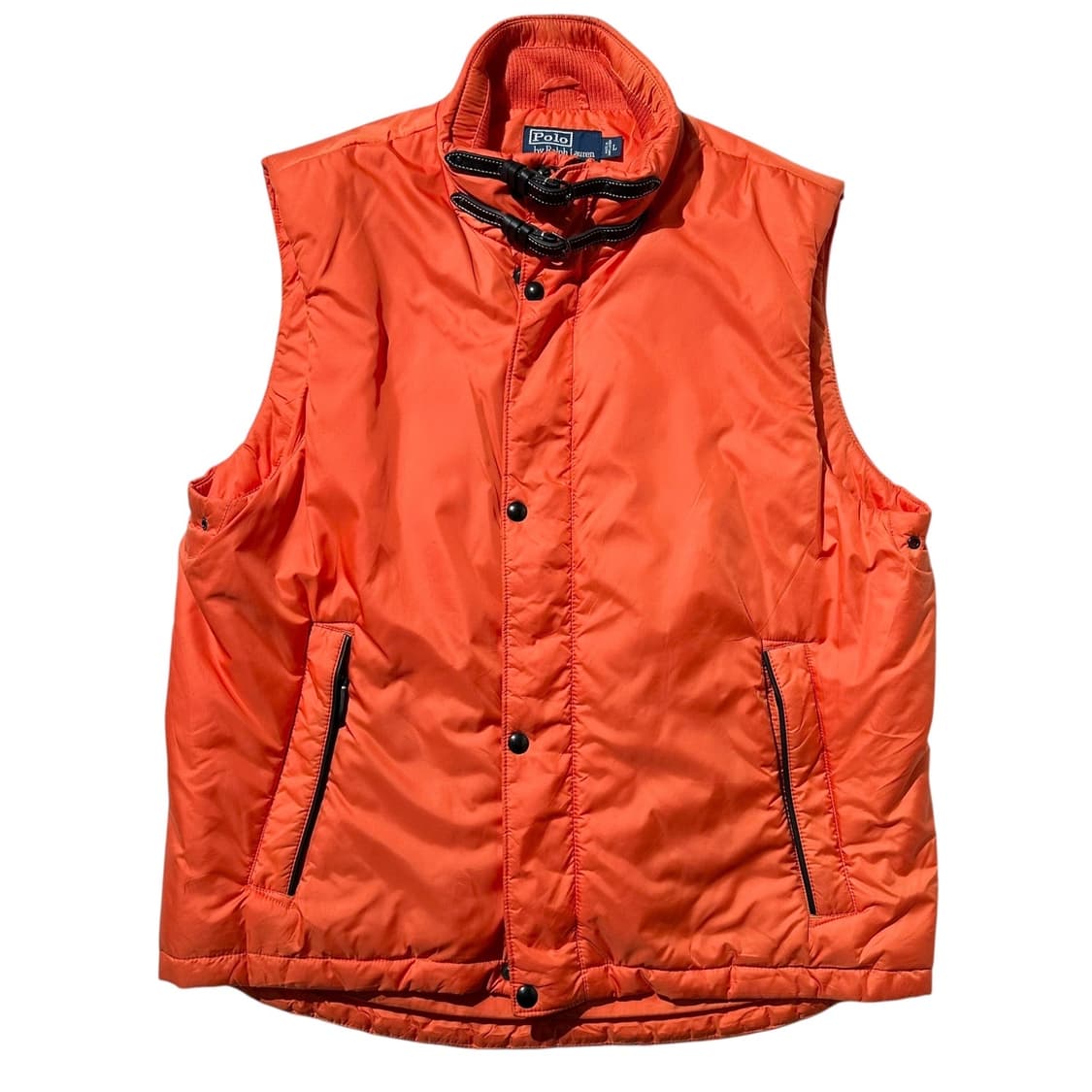 폴로 랄프로렌 레더 스트랩 패딩 베스트 조끼 상품이미지3