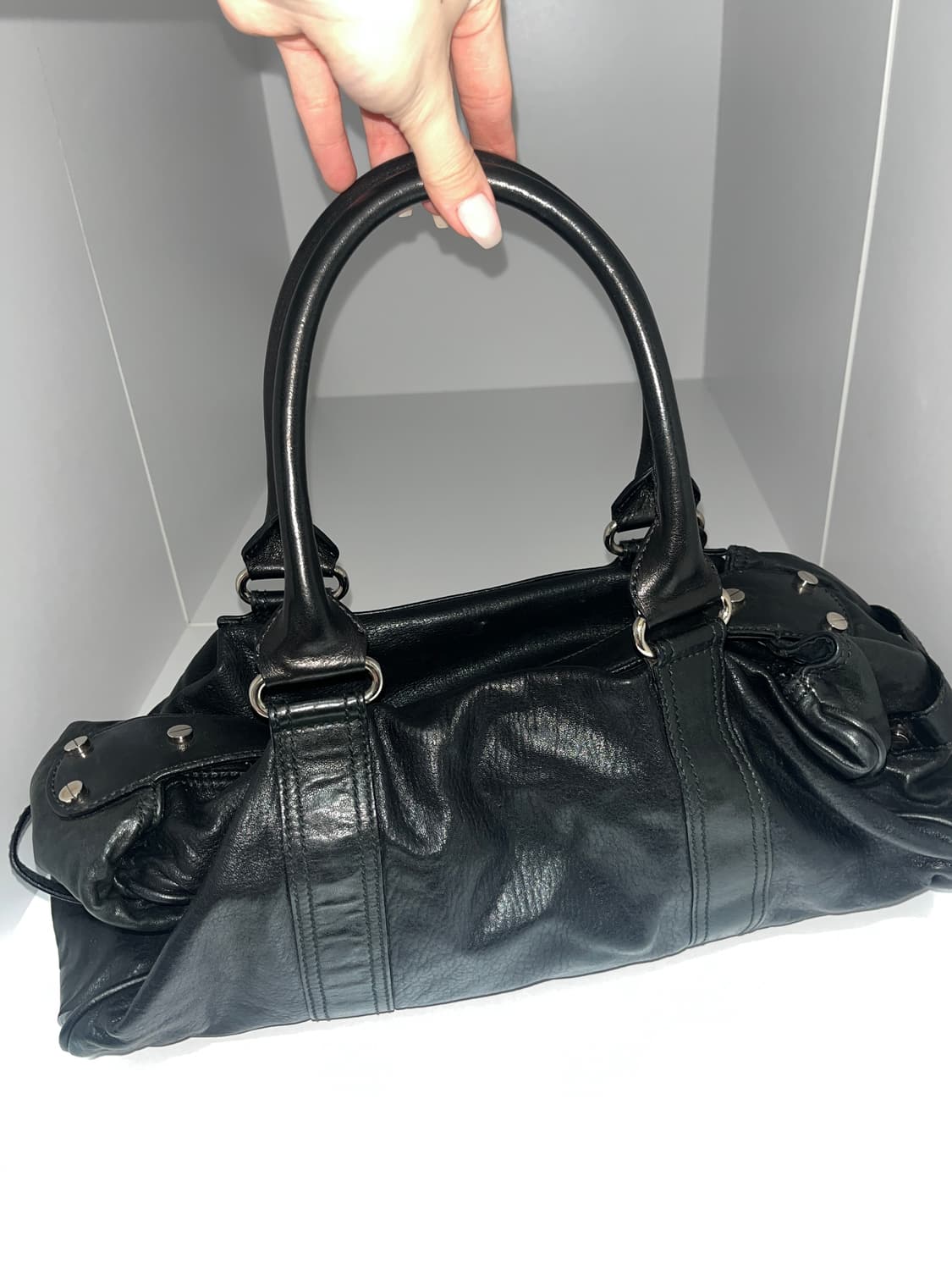 발렌시아가 빈티지 볼링백 상품이미지1