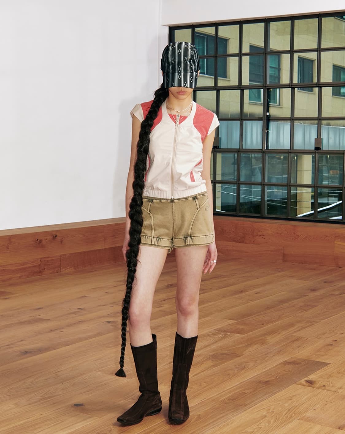 미스치프 자카드 캡 상품이미지3