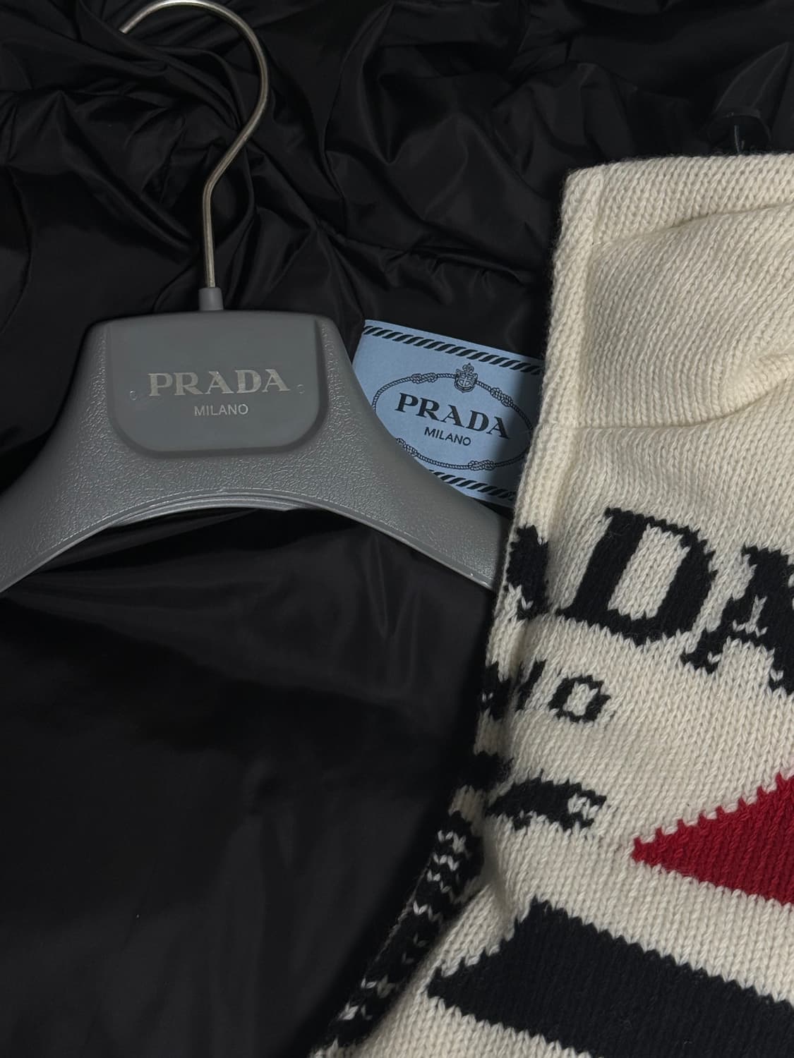 프라다 여성 캐시미어 크롭 후드집업 36 상품이미지3