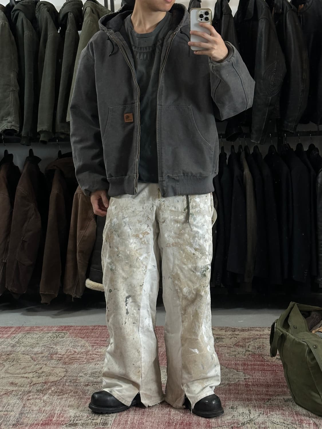 OG 칼하트 J130 액티브 자켓 칼하트 GVL 그레이 상품이미지10