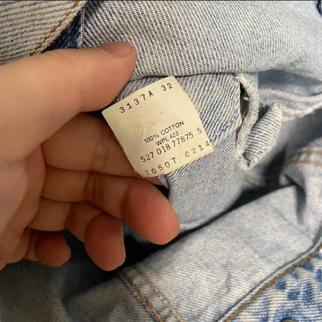 (XL)90s리바이스 70507-0214 데님 트러커 자켓 상품이미지9