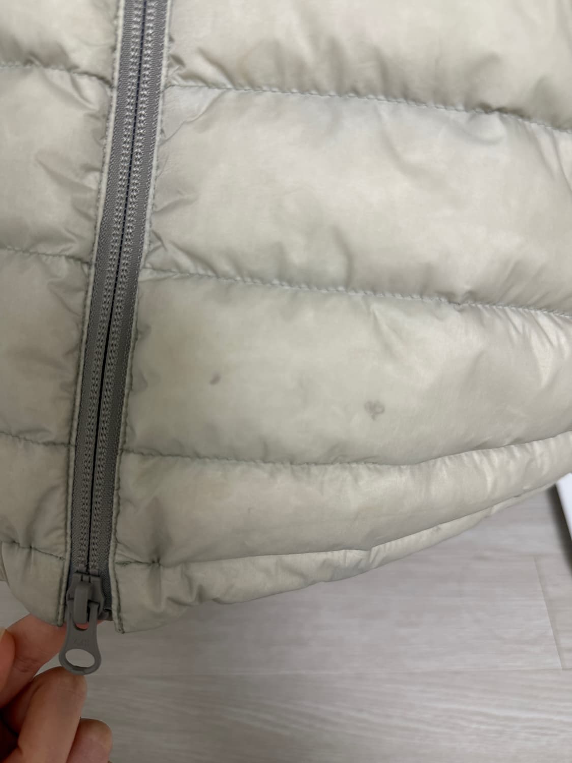 aeae 에이이에이이 경량패딩 세이지그린 1사이즈 상품이미지3