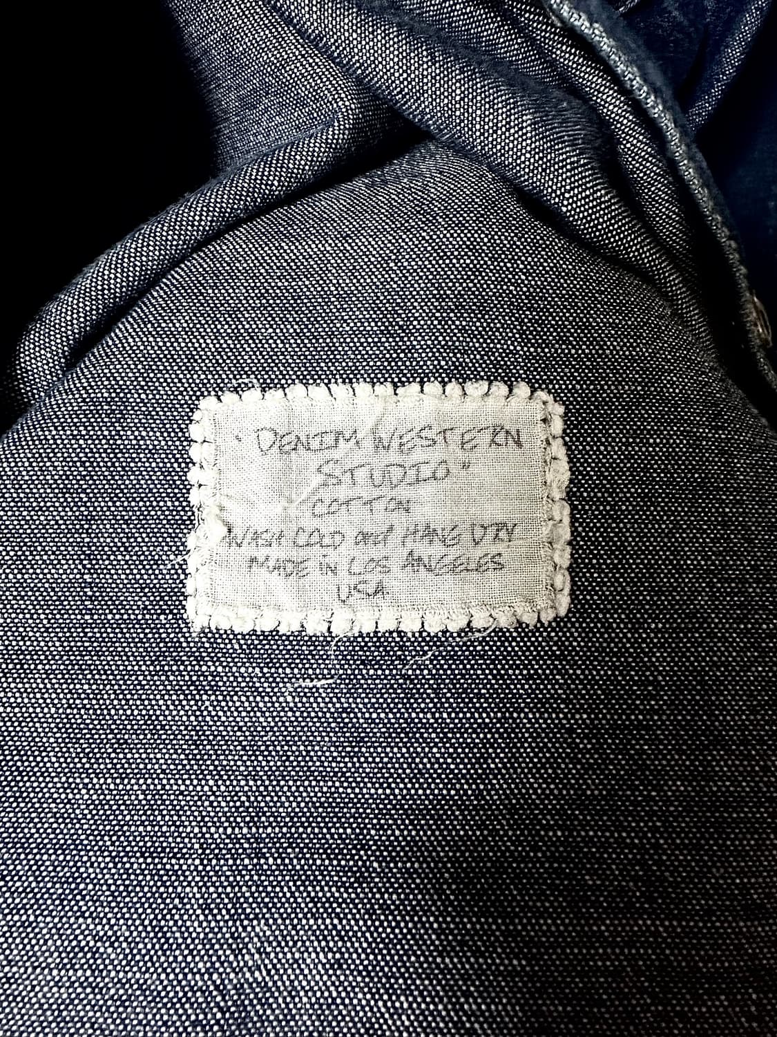 Greg Lauren “Spliced Denim 워시드컷팅 셔츠 상품이미지6