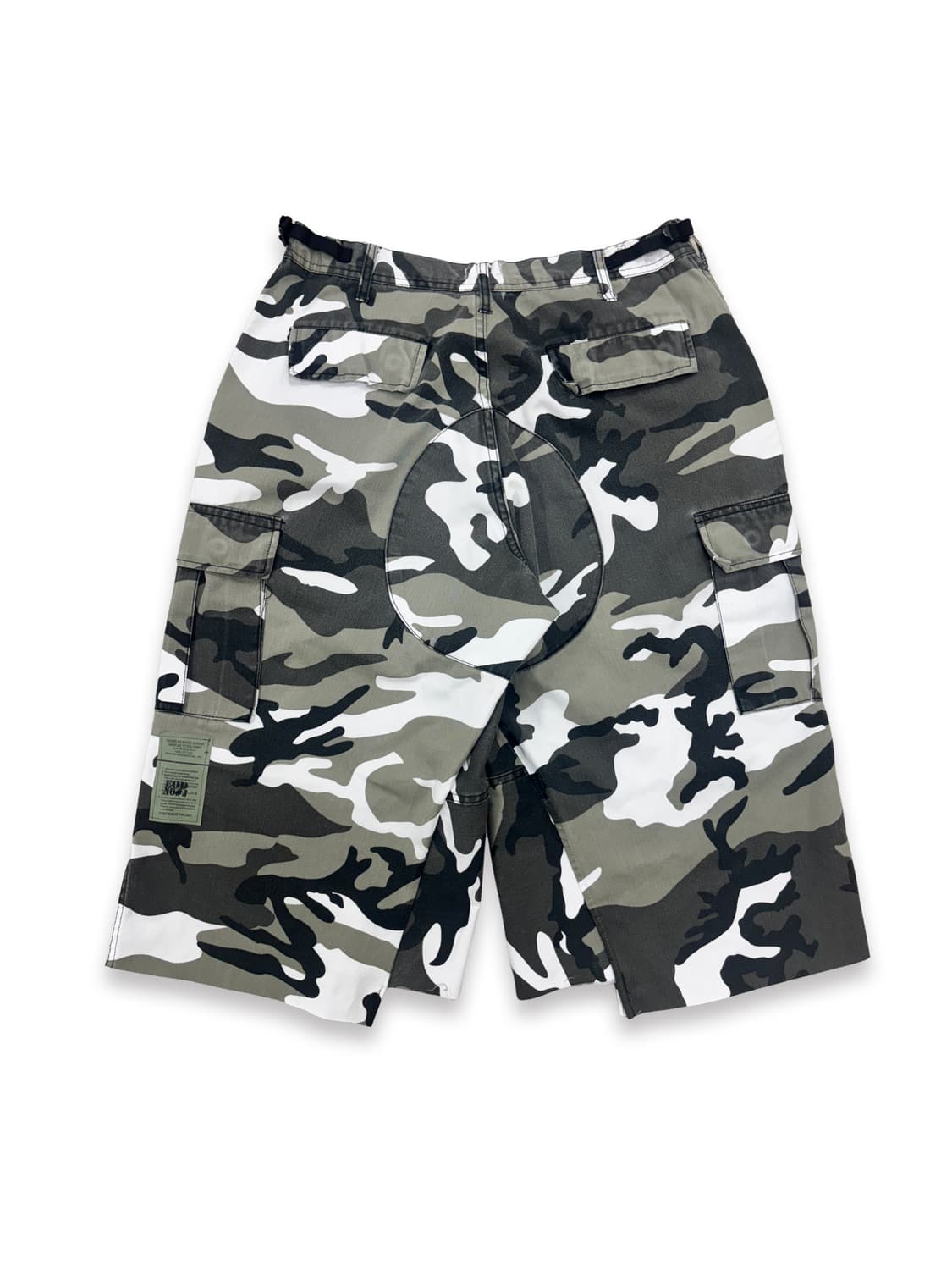 Distressed Sashiko Snow camo Bermuda _ 2 상품이미지2