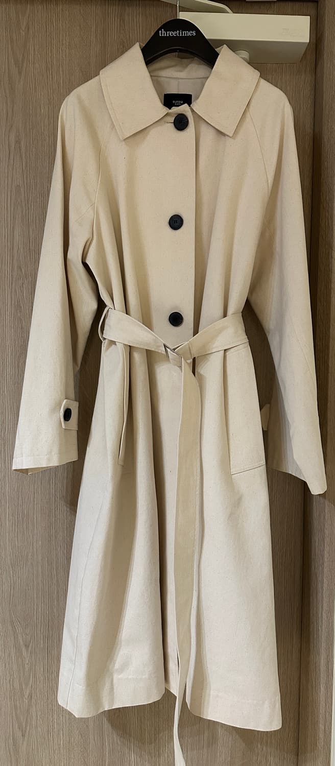 유노이아 트렌치코트 아이보리 상품이미지1