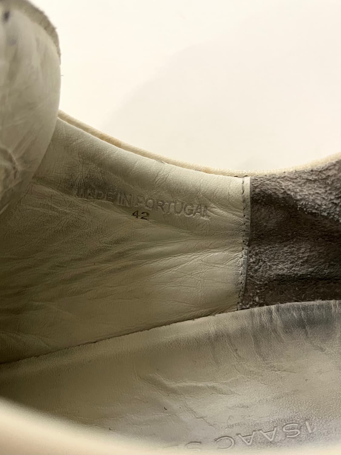 아이작 세럼 스테이플러 레더 스니커즈 상품이미지4