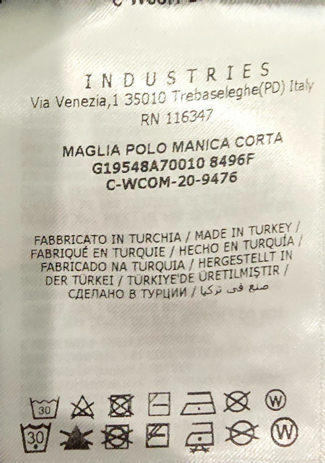 [중고/정품] 몽클레어 로고 패치 카라 티셔츠 상품이미지6