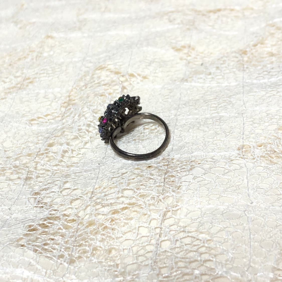 Cubic Star Round Ring 상품이미지3