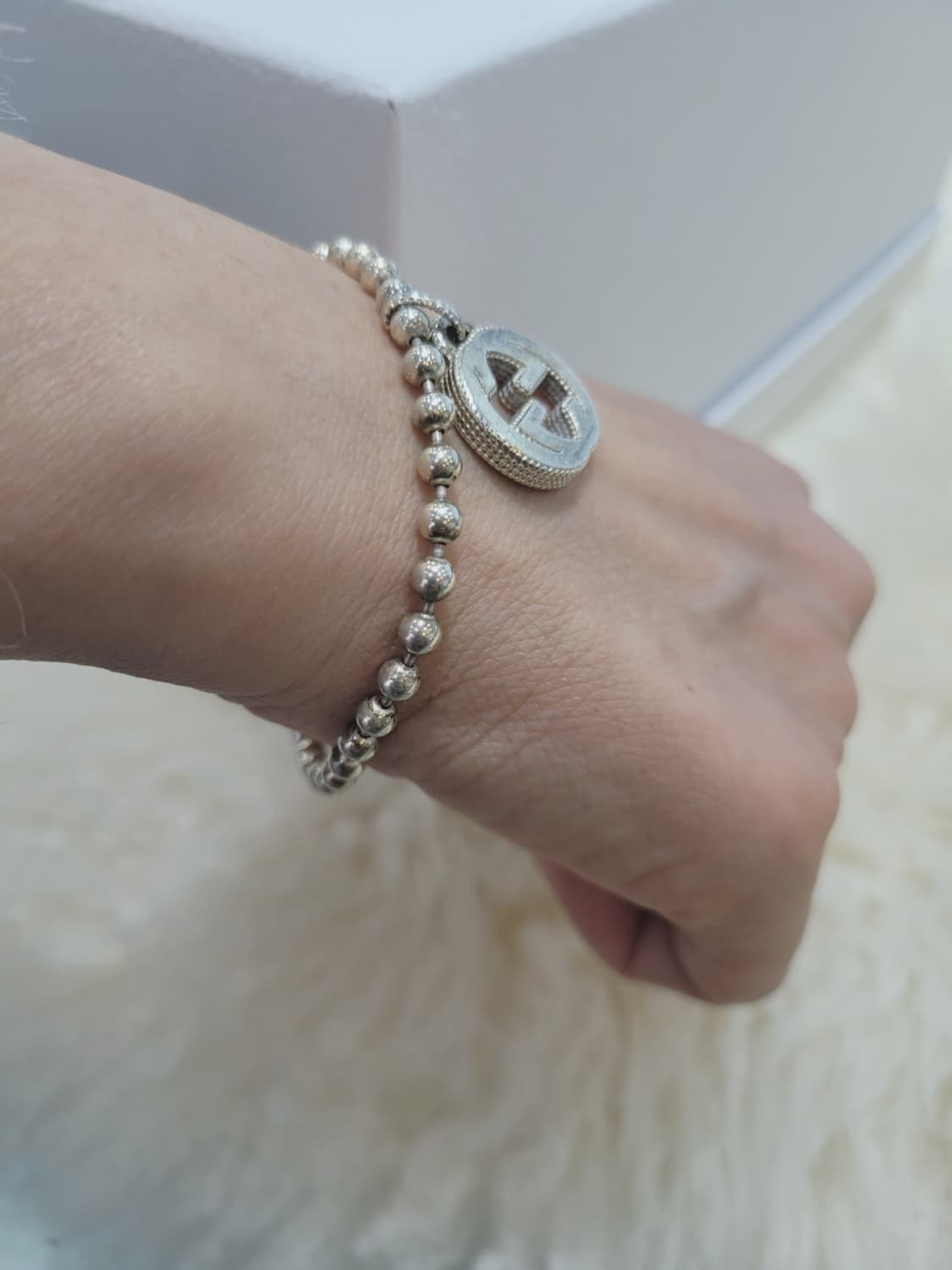 구찌 정품 인터로킹 여자 팔찌 상품이미지4