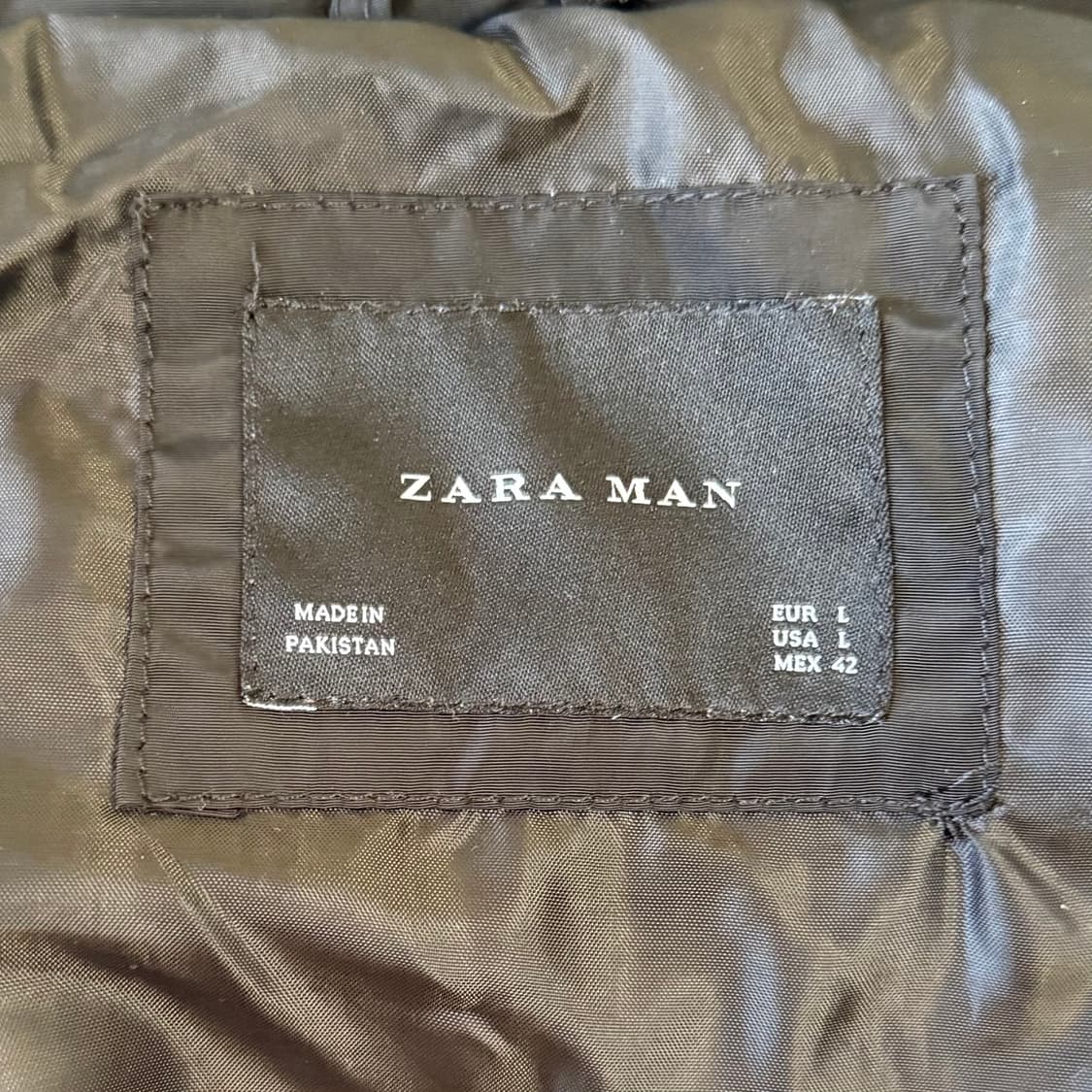 L 자라 맨 베스트 조끼 블랙 상품이미지3