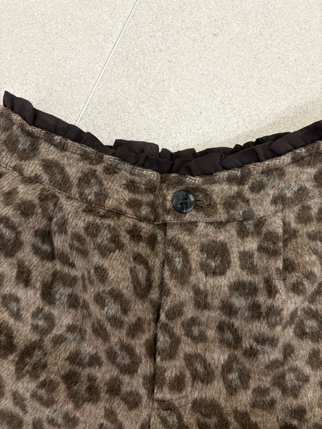 레오파드 프릴 숏츠 상품이미지2