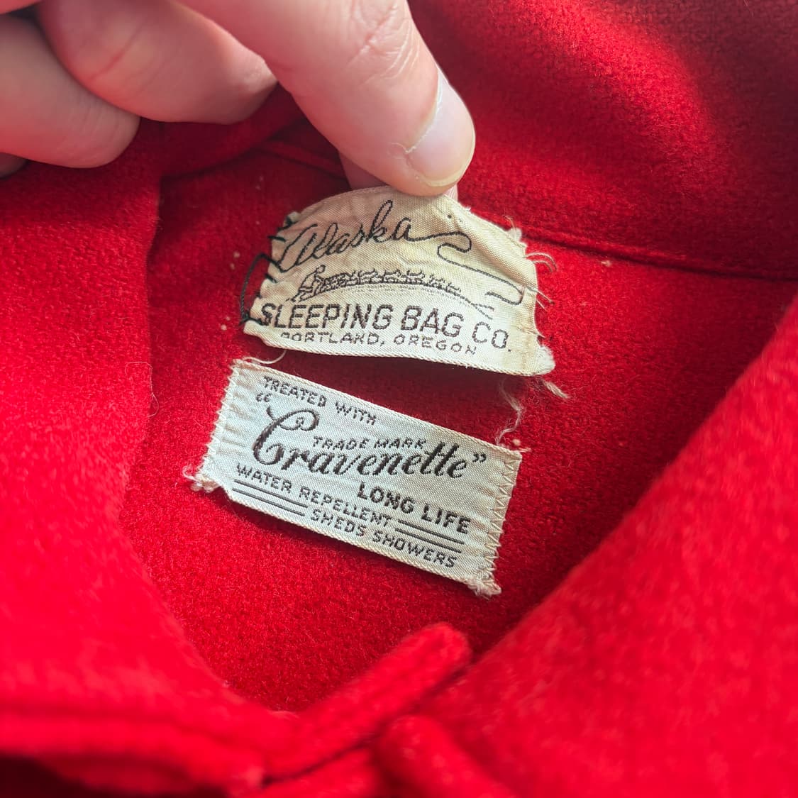 40s-50s USA OG 알래스카 슬리핑 백 컴퍼니 XL 상품이미지8