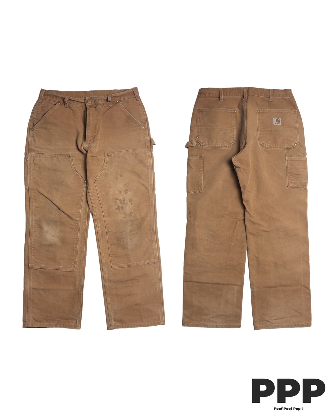 USA Carhartt Double knee Pants B01-BRN 상품이미지4