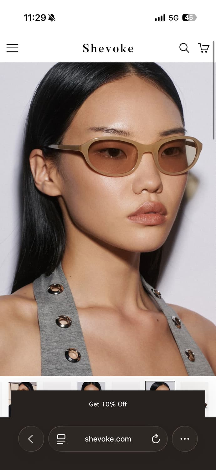 쉬보크 SHEVOKE KEBE BEIGE 선글라스 새상품 상품이미지3