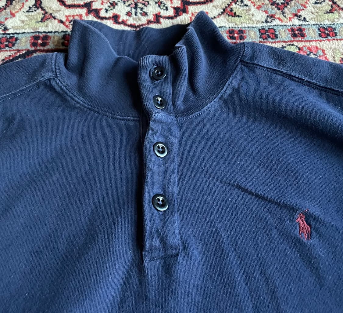 폴로 랄프로렌 하프 버튼 스웻셔츠 상품이미지6