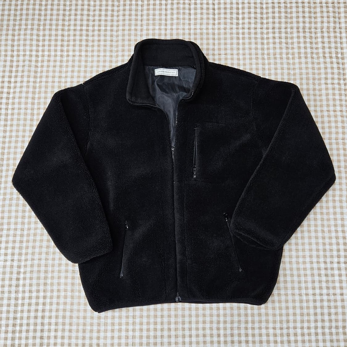 라퍼지스토어 오버핏 플리츠 집업자켓 남자100 상품이미지1