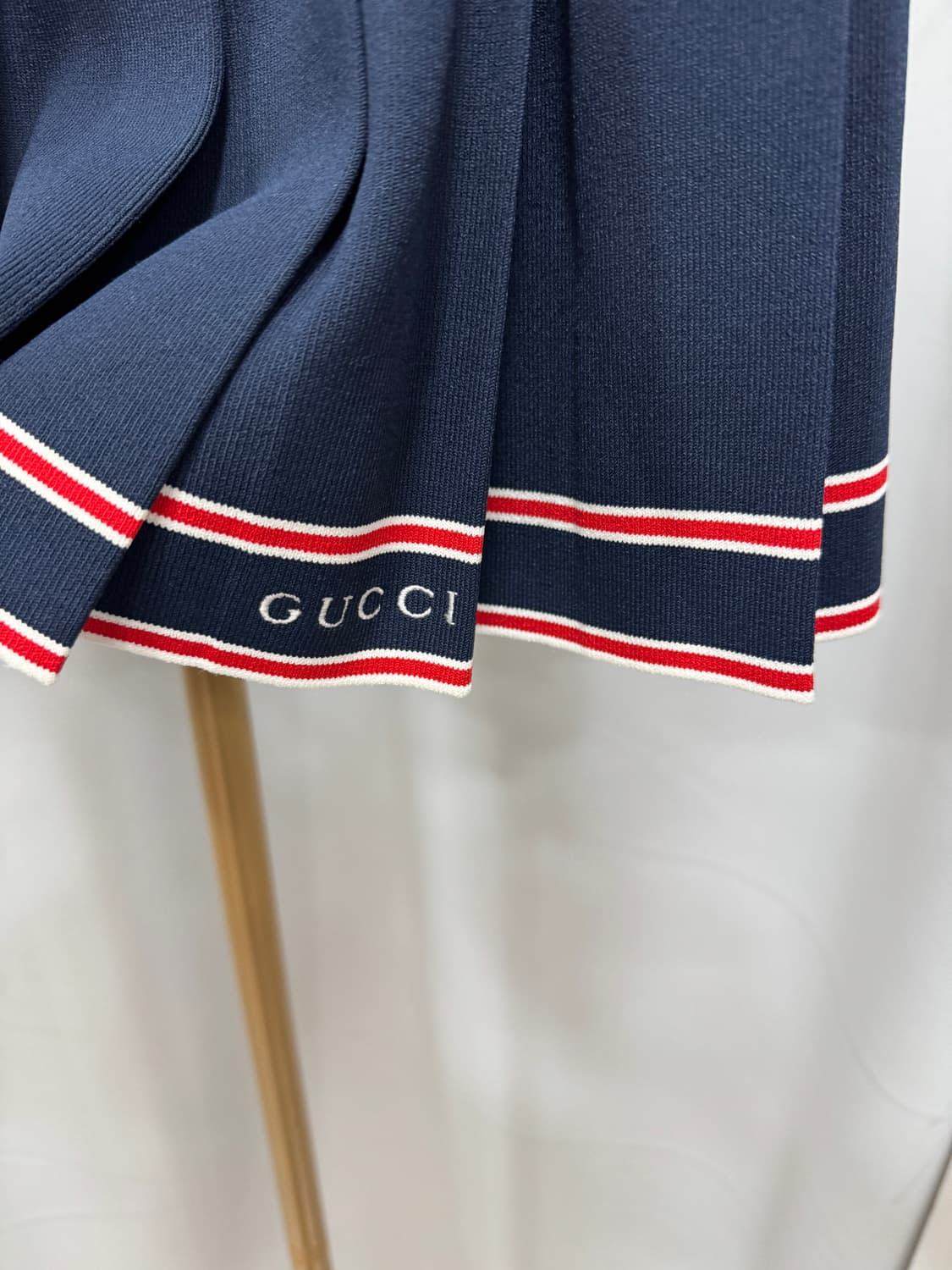 백화점판 구찌 스트라이프 플리츠 스커트 S  상품이미지2