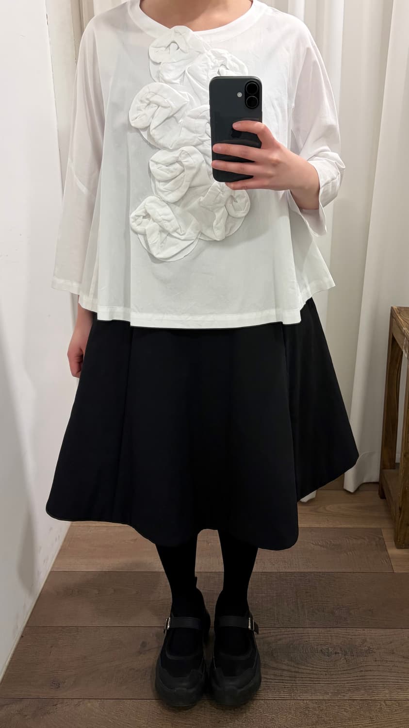 Quilting Flare Skirt 상품이미지2