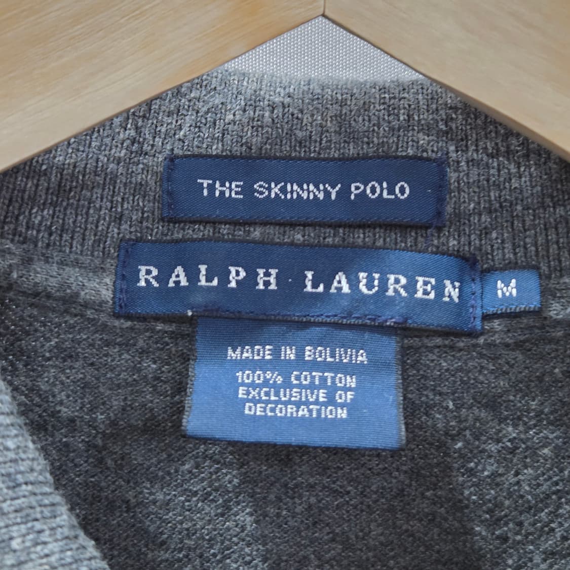 폴로랄프로렌 우먼 피케 카라 반팔티 다크그레이 M  상품이미지3