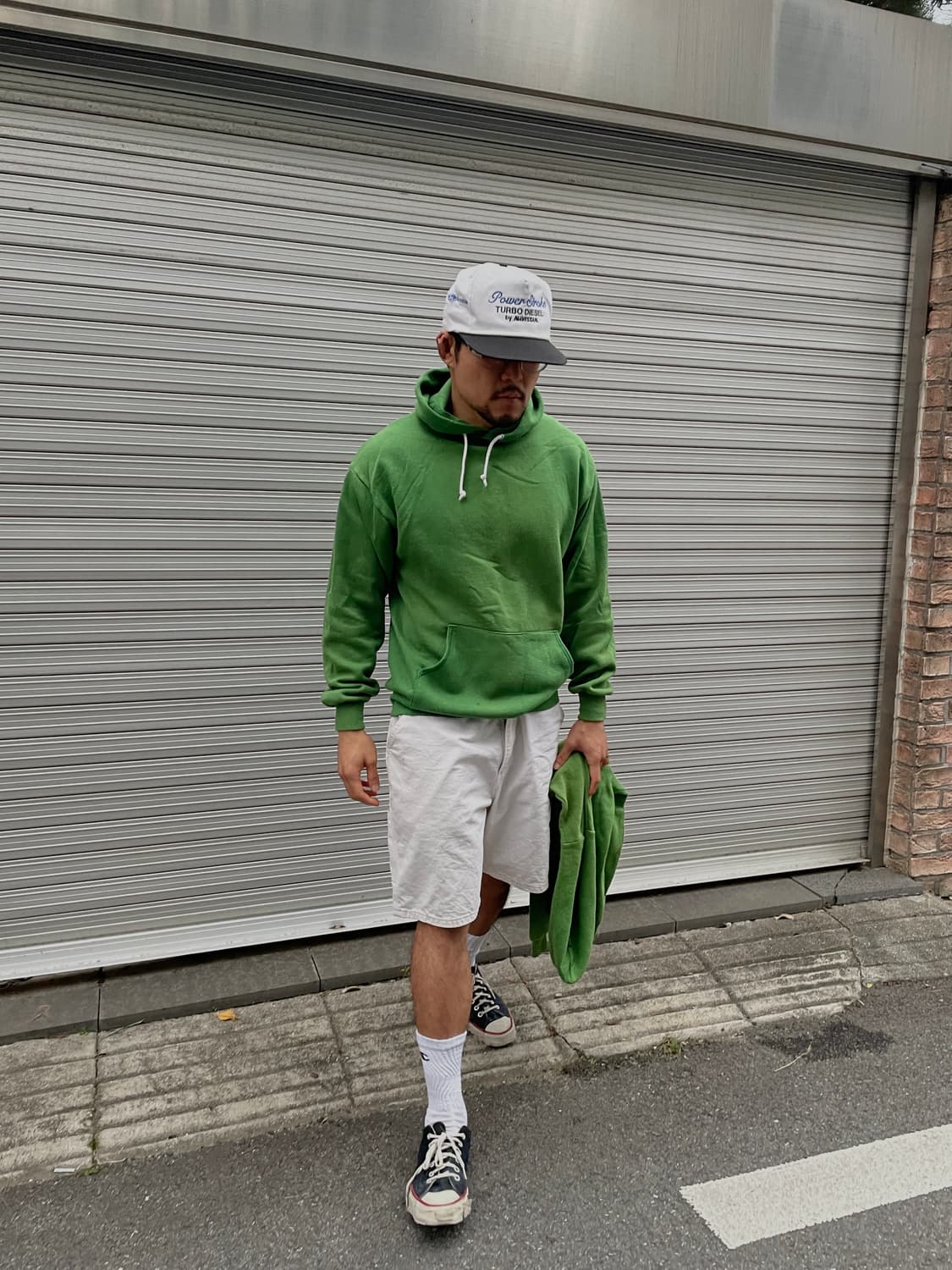 80s~ Mid 90s Jerzees Green 50/50 Hoodie 상품이미지4